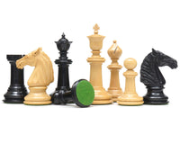 Piezas de ajedrez Staunton clásicas, serie Bath en ébano - 10,8 cm