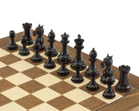 Serie Columbus - Piezas de ajedrez de ébano - 10,2 cm