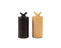 Piezas de ajedrez Art Déco de boj ebonizado - 8,9 cm
