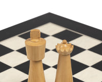 Piezas de ajedrez Art Déco de boj ebonizado - 8,9 cm