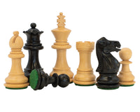 Piezas de ajedrez Staunton Kingsclere en ébano - 6,4 cm
