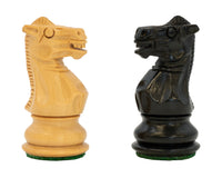 Piezas de ajedrez Staunton Kingsclere en ébano - 6,4 cm