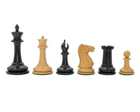 JJ Cooke — Piezas de ajedrez ebonizadas, 8,9 cm