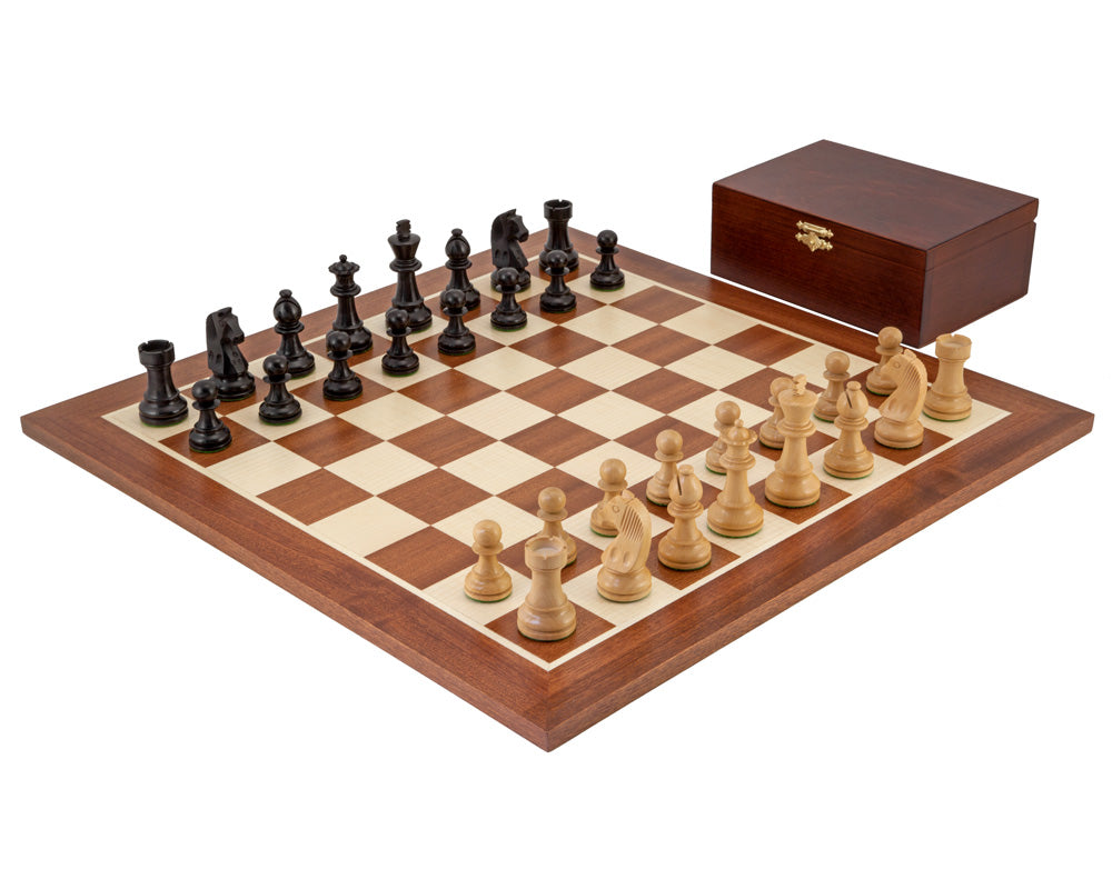 Juego de ajedrez Gran Campeonato Down Head — Negro