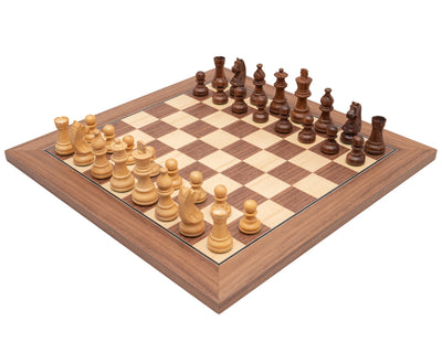 Juego de ajedrez clásico Down Head Sheesham de lujo