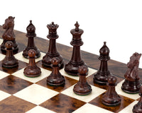Juego de ajedrez de lujo "Madrid" en palisandro y brezo