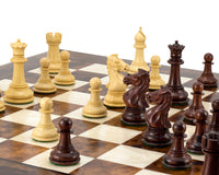 Juego de ajedrez de lujo "Madrid" en palisandro y brezo