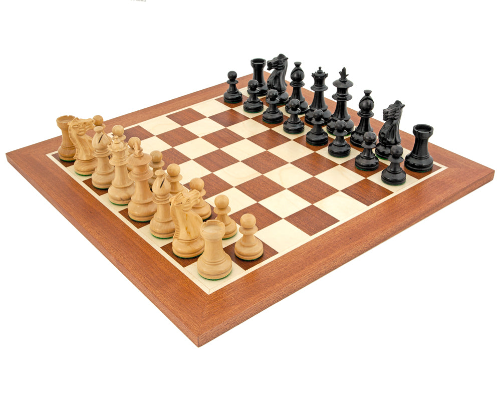 Juego de ajedrez Royal Flower en caoba
