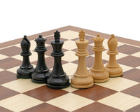 Juego de ajedrez Staunton Competition negro con estuche para piezas de ajedrez