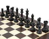 Victoria — Juego de ajedrez de torneo en wengué ebonizado