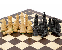 Victoria — Juego de ajedrez de torneo en wengué ebonizado