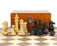 Juego de ajedrez Parthenon Grand en ébano y nogal