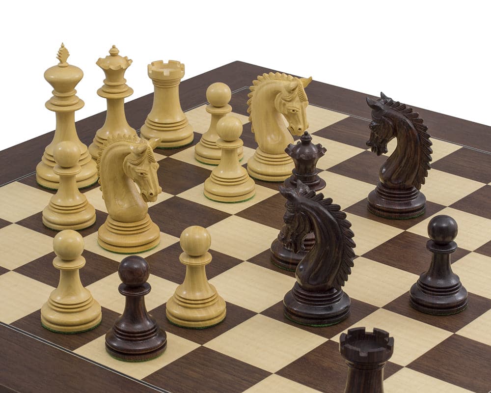 Juego de ajedrez de palisandro y palisandro de Lemington (Hover Image)