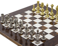 Juego de ajedrez de lujo Finnesburg en Dark Walnut
