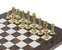 Juego de ajedrez de lujo Finnesburg en Dark Walnut
