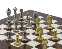Juego de ajedrez de lujo Finnesburg en Dark Walnut