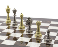 Juego de ajedrez de lujo Finnesburg en Dark Walnut