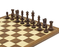 Juego de ajedrez Leningrad de acacia y nogal