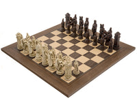 Juego de ajedrez Berkeley Chess Roman Russet y nogal