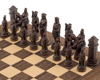 Juego de ajedrez Berkeley Chess Roman Russet y nogal