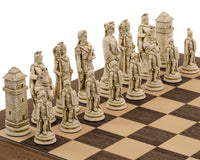 Juego de ajedrez Berkeley Chess Roman Russet y nogal