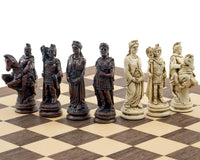 Juego de ajedrez Berkeley Chess Roman Russet y nogal