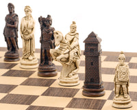 Juego de ajedrez Berkeley Chess Roman Russet y nogal