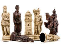 Juego de ajedrez Berkeley Chess Roman Russet y nogal