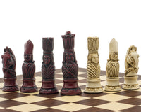 Juego de ajedrez Victorian Cardinal Palisander de Berkeley Chess
