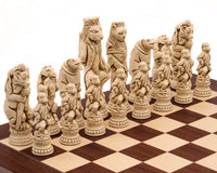 Berkeley Chess Reynard the Fox Russet y Palisander — gran juego de ajedrez