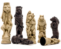 Berkeley Chess Reynard the Fox Russet y Palisander — gran juego de ajedrez