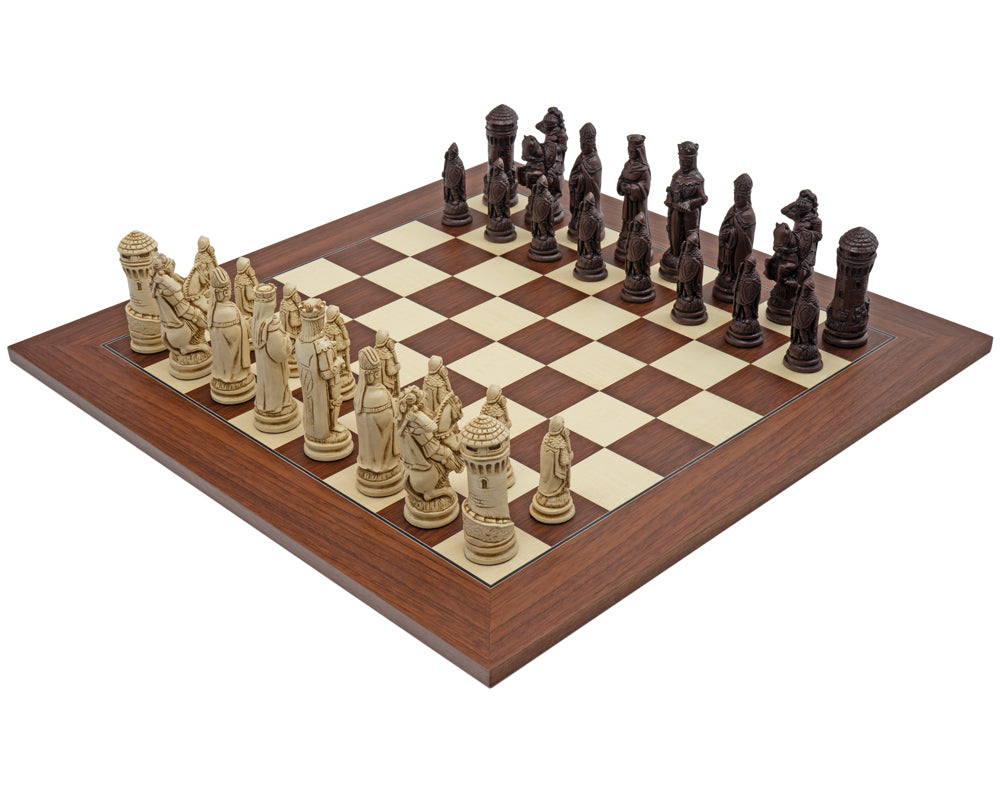 Gran juego de ajedrez Berkeley Chess Camelot Russet Palisander