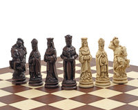 Gran juego de ajedrez Berkeley Chess Camelot Russet Palisander