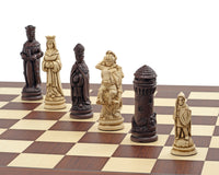 Gran juego de ajedrez Berkeley Chess Camelot Russet Palisander
