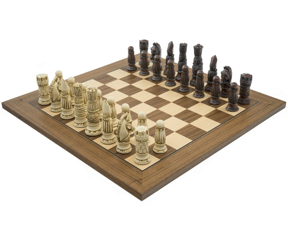 Berkeley Chess Juego de ajedrez victoriano en caoba y nogal