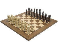 Berkeley Chess Juego de ajedrez victoriano en caoba y nogal