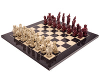 El juego de ajedrez Berkeley Chess Mandarin Black Cardinal
