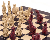 El juego de ajedrez Berkeley Chess Mandarin Black Cardinal