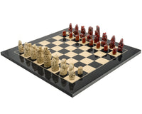 El juego de ajedrez Berkeley Chess Medieval Black Cardinal