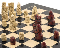 El juego de ajedrez Berkeley Chess Medieval Black Cardinal