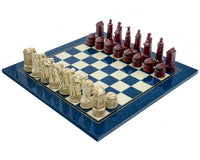 Juego de ajedrez Berkeley Chess Scottish Cardinal Blue