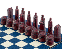 Juego de ajedrez Berkeley Chess Scottish Cardinal Blue