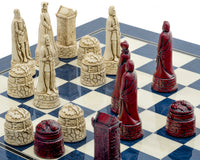 Juego de ajedrez Berkeley Chess Scottish Cardinal Blue