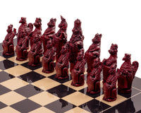 Juego de ajedrez Berkeley Chess Royal Beasts Black Cardinal Grand