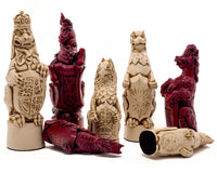 Juego de ajedrez Berkeley Chess Royal Beasts Black Cardinal Grand
