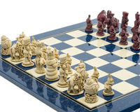 Juego de ajedrez Berkeley Chess Alice in Wonderland Cardinal Blue