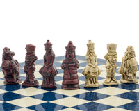 Juego de ajedrez Berkeley Chess Alice in Wonderland Cardinal Blue