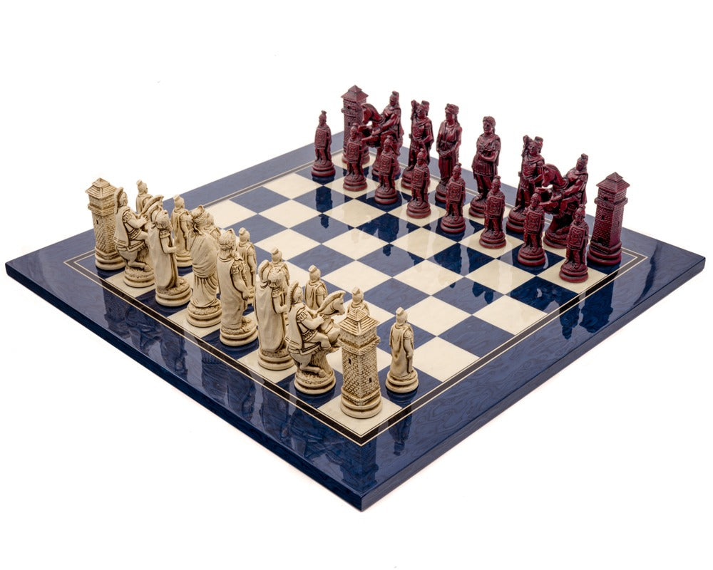 Berkeley Chess Roman Blue Cardinal — Juego de ajedrez