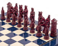 Berkeley Chess Roman Blue Cardinal — Juego de ajedrez
