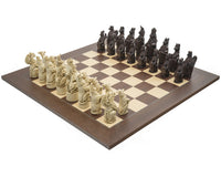 El Berkeley Chess Royal Beasts Russet y Palisander — gran juego de ajedrez